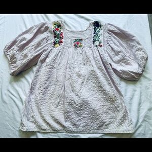 Vintage Mexican Pintuck Top S/M